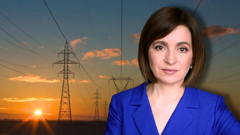 Maia Sandu salută sprijinul SUA pentru finalizarea liniei electrice Strășeni–Gutinaș