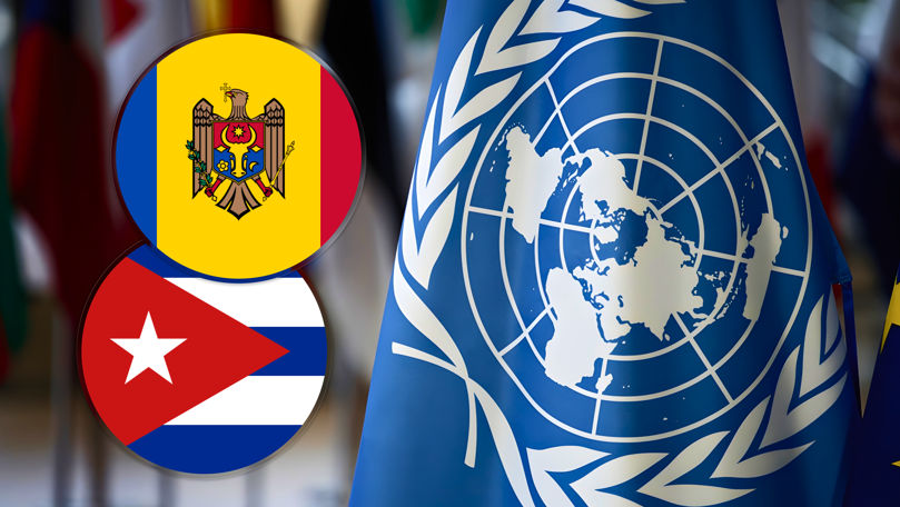 Republica Moldova se abţine în faţa rezoluţiei ONU privind embargoul SUA asupra Cubei