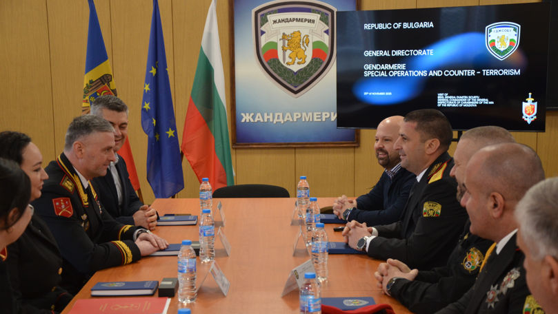 Delegaţie moldovenească de carabinieri la Sofia — plan pentru proiecte comune de securitate