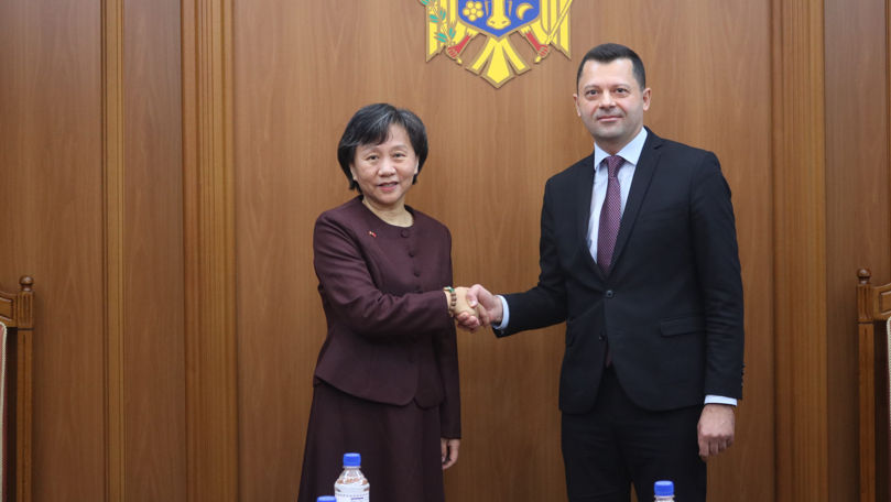 Noua ambasadoare a Chinei la Chișinău prezintă copiile scrisorilor de acreditare