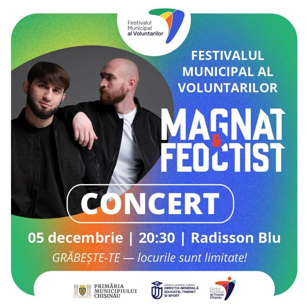 Tinerii voluntari ai Chișinăului, în centrul atenției la ediția a III-a a festivalului