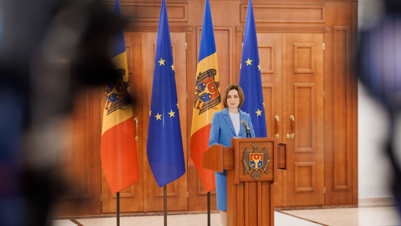 Maia Sandu: Moldova este determinată să facă următorii pași pe calea aderării la UE
