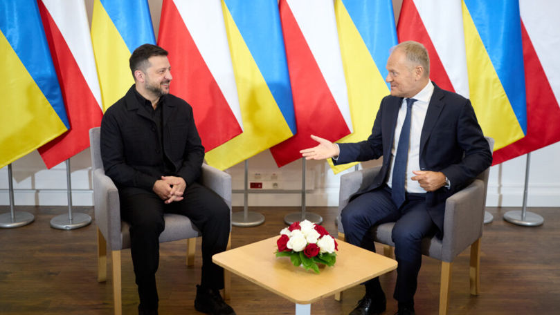 Prima întâlnire Zelenski–Tusk după disputa diplomatică dintre Ucraina și Polonia