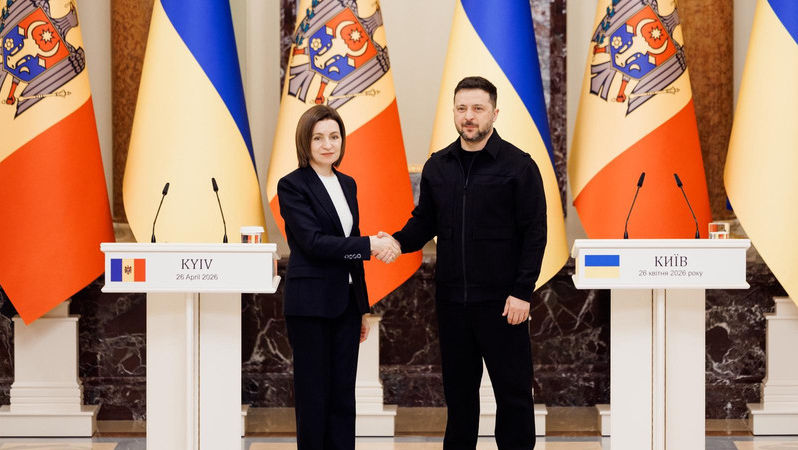 De Ziua Independenței Ucrainei, Maia Sandu îi conferă lui Zelenski „Ordinul Republicii”