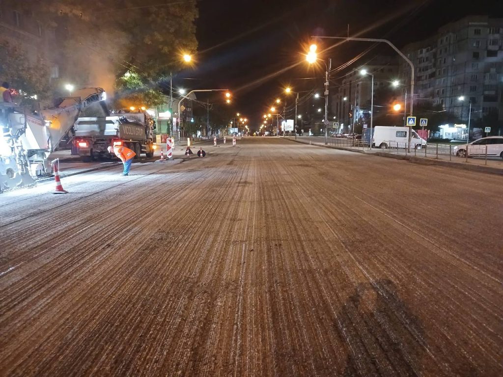 Un tronson important din Chișinău intră în etapa următoare de reparație. Ce lucrări se desfășoară
