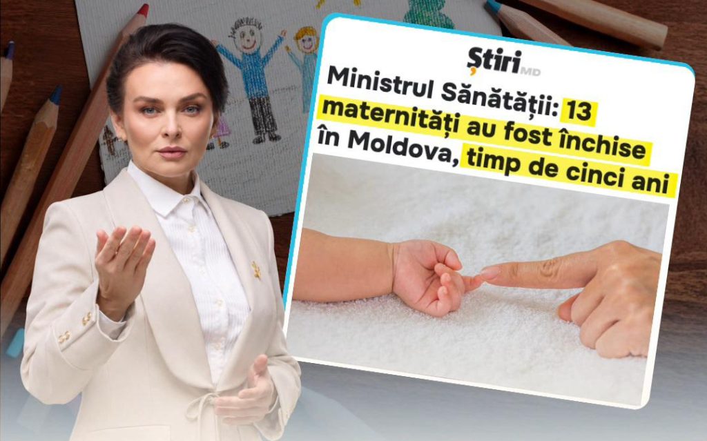 Victoria Furtună critică închiderea secțiilor de maternitate din raioane: „Aveți miliarde în rapoarte — și secții fără medici”